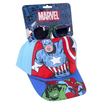 Ensemble casquette et lunettes Avengers - Enfants 1
