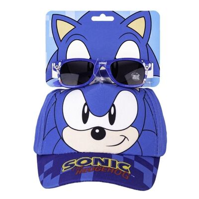 Sonic Mütze und Sonnenbrille im Set – Kinder