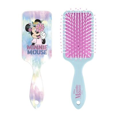 Spazzola per capelli rettangolare Minnie Mouse - Bambini - Blu