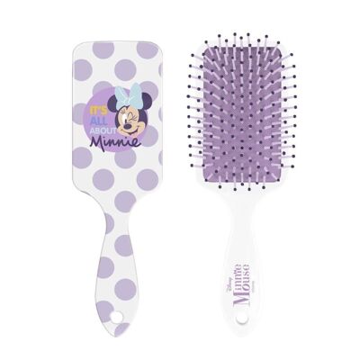 Brosse à cheveux rectangulaire Minnie Mouse - Enfants - Blanc