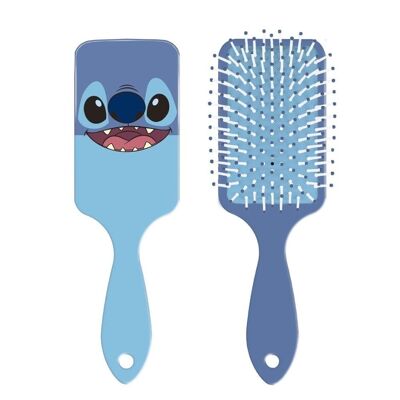 Stitch Rectangular Hair Brush - Kids - Blue
