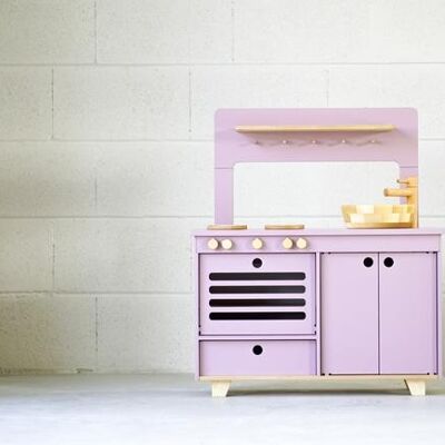 Cocina de juguete lila