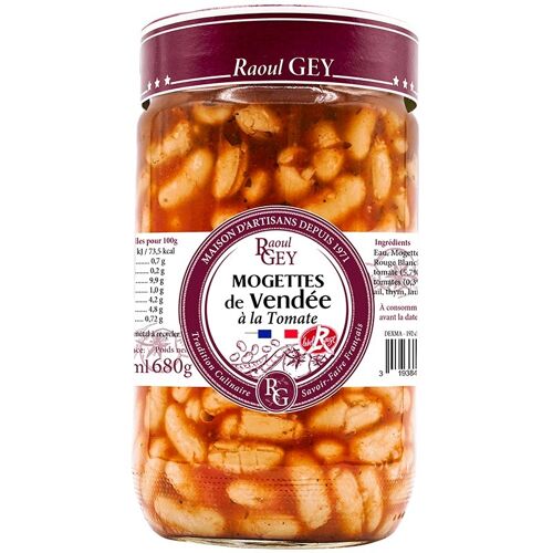 Mogettes Vendee Tomate - Raoul Gey - 72cl