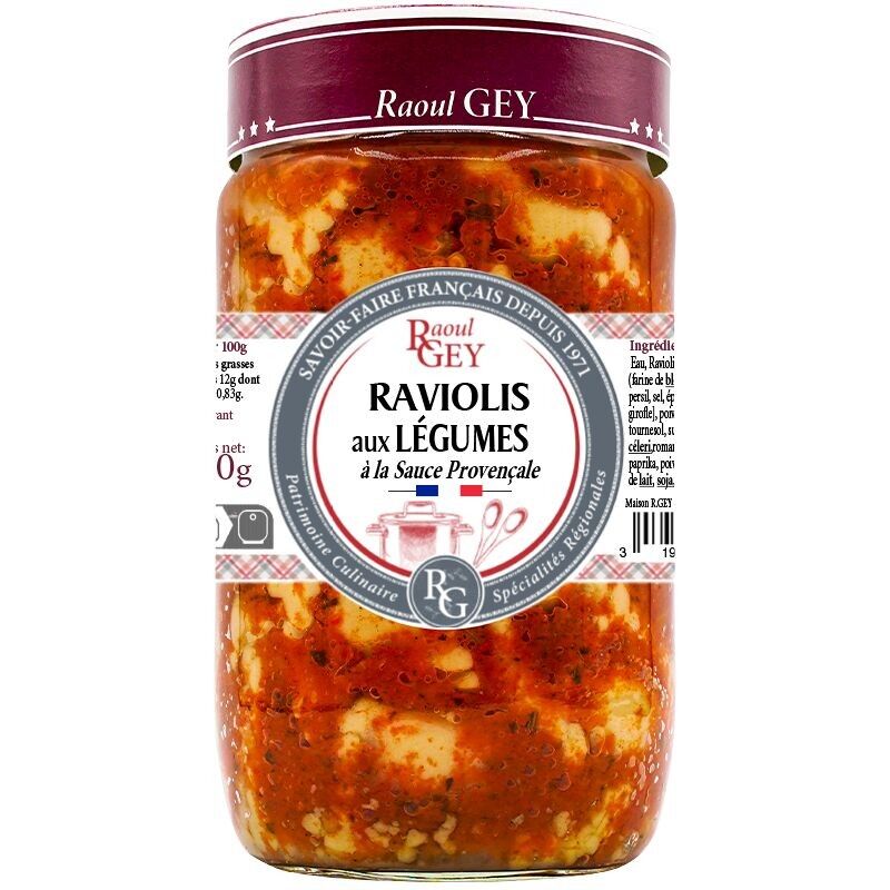 Raviolis de verduras - Raoul Gey - 72 cl