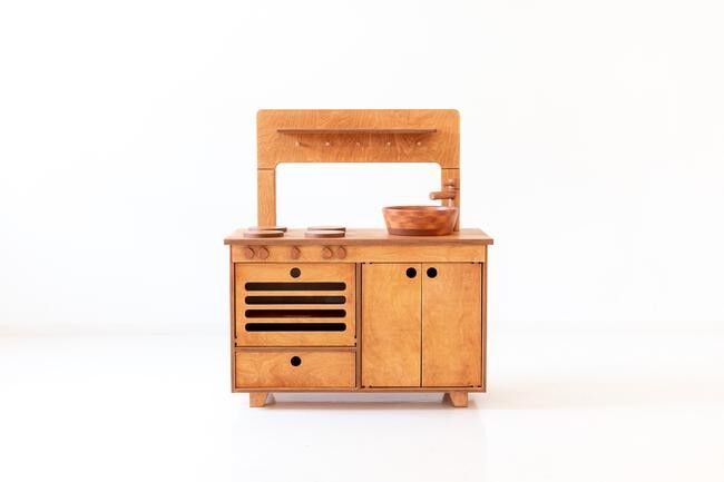Mahogay Wooden Play Kitchen