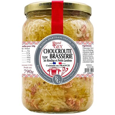 Brasserie Sauerkraut With Bacon Riesling - Raoul Gey - 85cl
