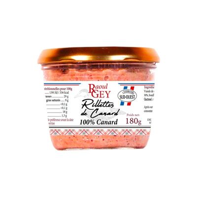 Rillettes de Pato - Raoul Gey - 180g