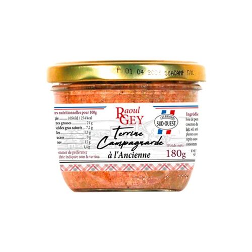 Terrine Campagnarde A L’Ancienne - Raoul Gey - 180g