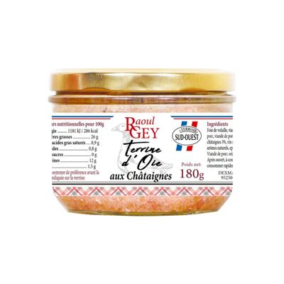 Kastanien-Gans-Terrine - Raoul Gey - 180g