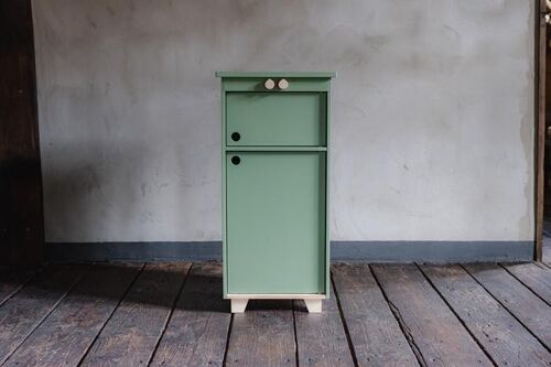 Dusty Green Plywood Play Fridge