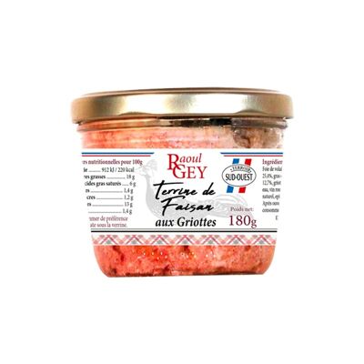 Cherry Pheasant Terrine - Raoul Gey - 180g