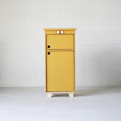 Mustard Plywood Play Fridge