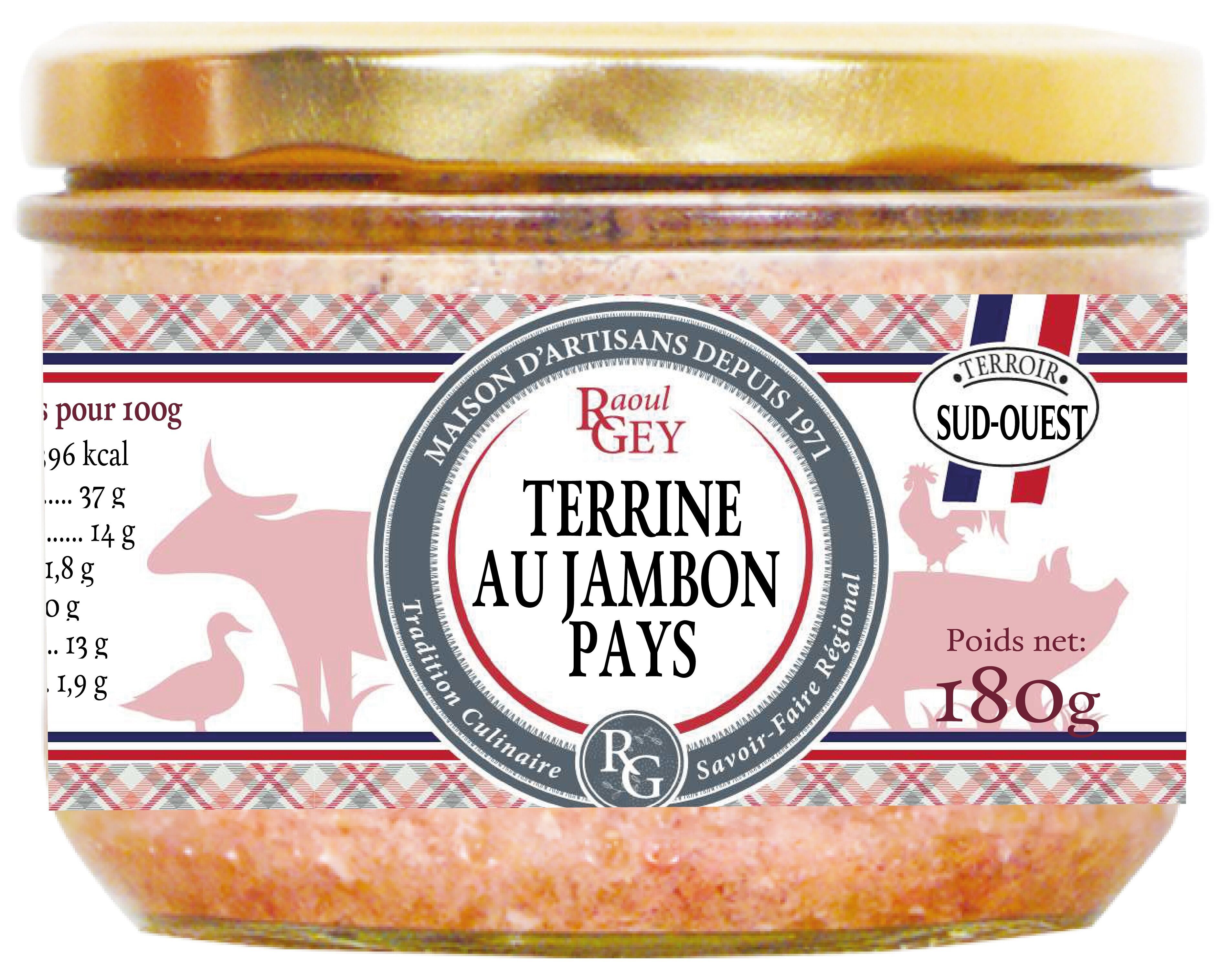 Country Ham Terrine - Raoul Gey - 180g