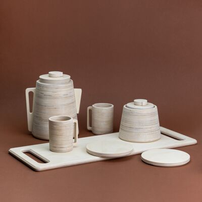 Plywood Tea Set