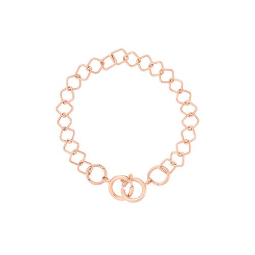 bracelet tetragon lover - or rose
