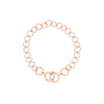 bracelet tetragon lover - or rose