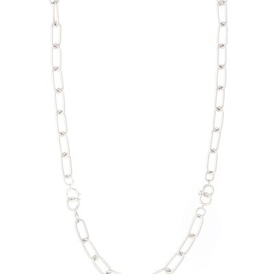 collier long Arena (3 bracelets)-argent