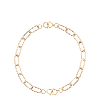 arena choker necklace (2 bracelets) - gold