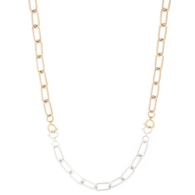 Arena long necklace (3 bracelets) - gold