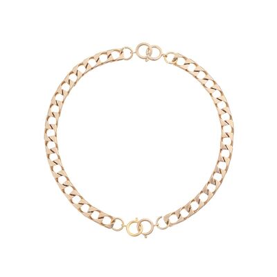 Hero necklace (2 bracelets) - pale gold