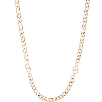 Hero necklace (3 bracelets) - pale gold