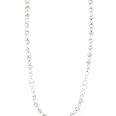 long necklace Ulysse Nod (3 bracelets) -silver
