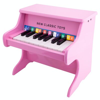New Classic Toys Piano - Pink - 18 Tasten