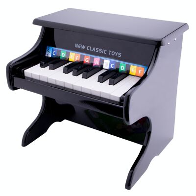 New Classic Toys Piano - Schwarz - 18 Tasten