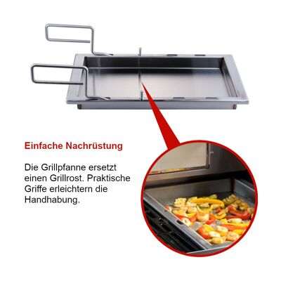 S Einsatzpfanne für Weber Genesis 300 Serie