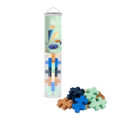 BIG tube 15 pieces - Colors - children's construction game - From 1 year old - PLUS MORE