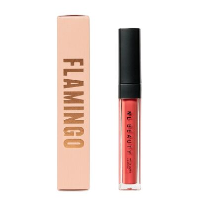 Long-Lasting Matte Liquid Lipstick, NUDE, NLBeauty™ - FLAMINGO