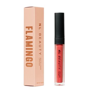 Rouge à lèvres liquide mat longue tenue, NUDE, NLBeauty™ - FLAMINGO 3