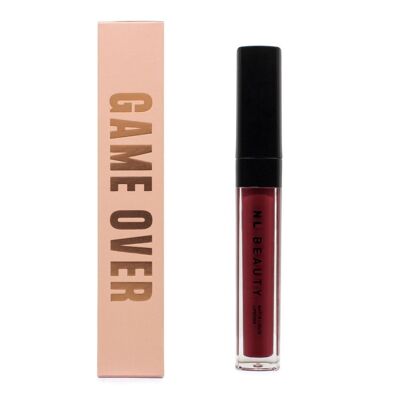 Lápiz labial líquido mate de larga duración, NUDE, NLBeauty™ - GAME OVER