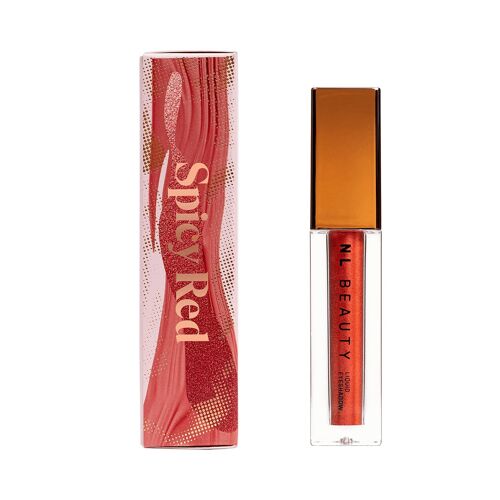 Limited Edition Liquid Eyeshadow, LIQUID FANTASY, NLBeauty™ - Spicy Red