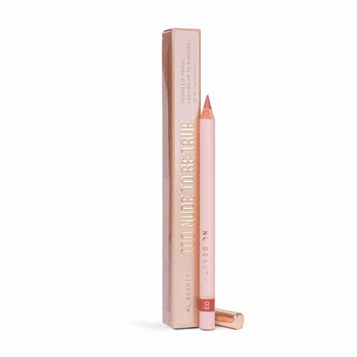 Long Lasting Lip Pencil, Enriched with Vitamin Е, TOO NUDE TO BE TRUE, NLBeauty™ - 03 PASSION