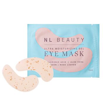 Masque gel hydratant pour les yeux avec 4 ingrédients actifs, NL Beauty, GEL MASK, NLBeauty™ 1