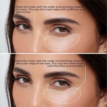 Masque gel hydratant pour les yeux avec 4 ingrédients actifs, NL Beauty, GEL MASK, NLBeauty™ 5