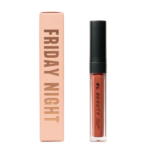 Long-Lasting Matte Liquid Lipstick, NUDE, NLBeauty™ - FRIDAY NIGHT