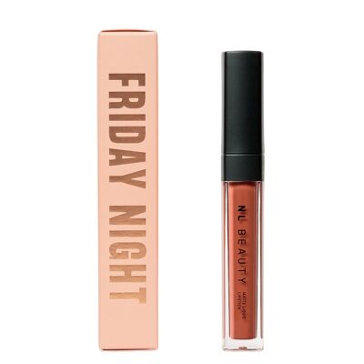 Long-Lasting Matte Liquid Lipstick, NUDE, NLBeauty™ - FRIDAY NIGHT