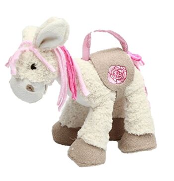 Sweety Toys 10141 sac peluche âne rose, sac à main pour enfant