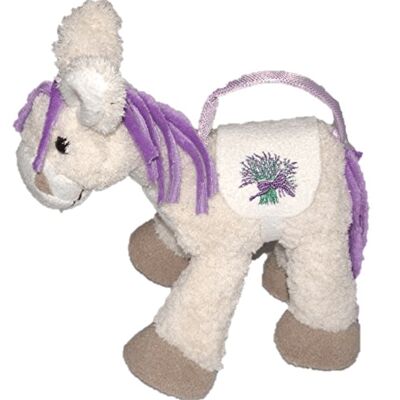 Sweety Toys 10158 Plush Donkey Bag purple, handbag for children