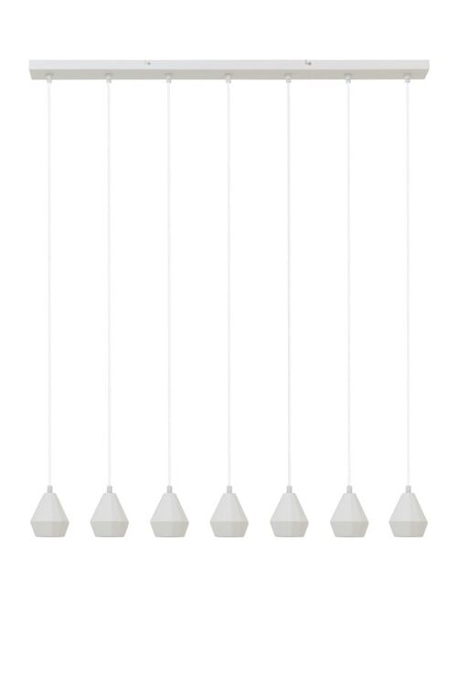 Light & Living white Kalissa 7L LED pendant lamps