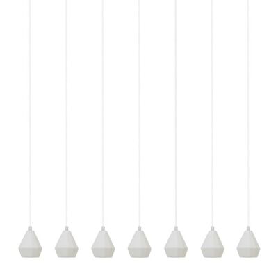 Light & Living weiße Kalissa 7L LED-Pendelleuchten