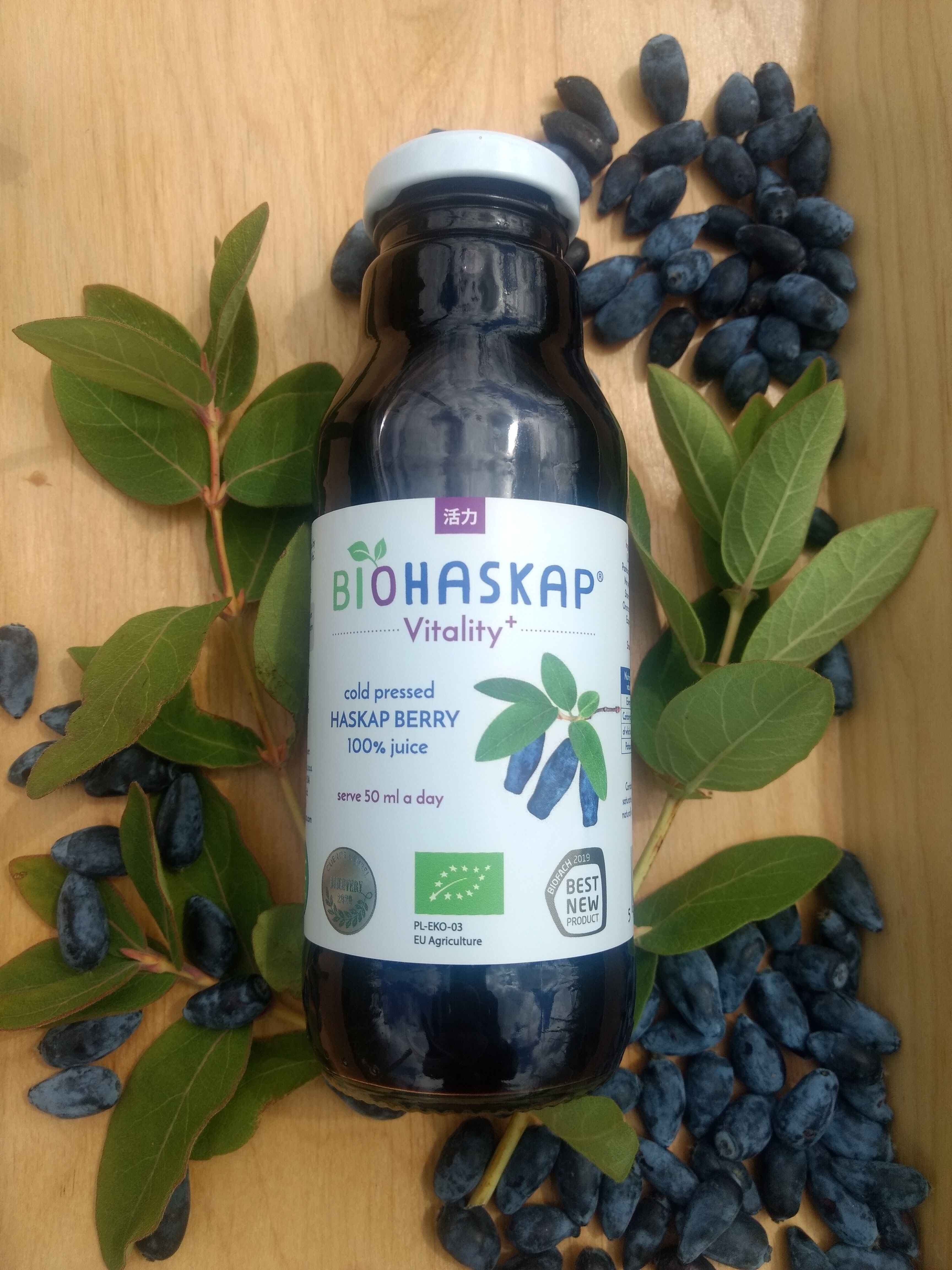 Buy wholesale 18 X ORGANIC HASKAP BERRY JUICE BIOHASKAP ® VITALITY+ 300