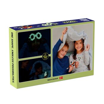 Kit phosphorescent de 360 pièces - jeu de construction enfant - PLUS PLUS 2