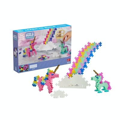 Unicorns discovery kit - 275 Pcs - children's construction game - PLUS PLUS