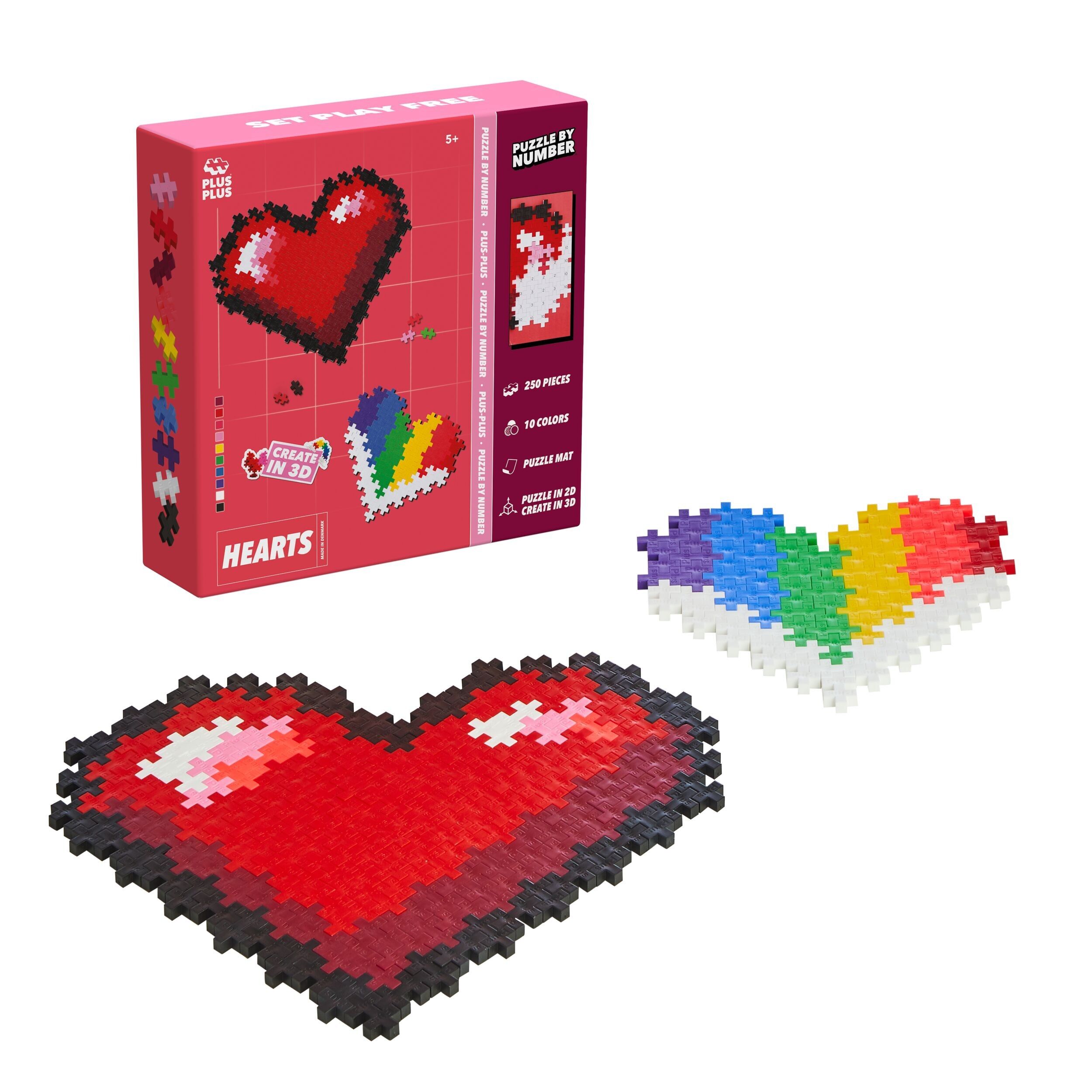 Hearts Puzzle 250 pezzi - Gioco di costruzioni per bambini - E ALTRO ANCORA