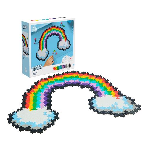 Puzzle L'arc en ciel - 500 Pcs - jeu de construction enfant - PLUS PLUS