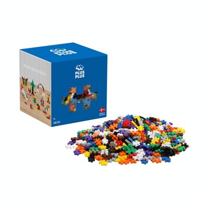 Refill of 600 pieces - children's construction game - PLUS PLUS