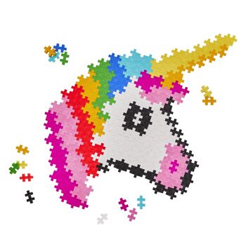 Puzzle Licorne - 250 Pcs - jeu de construction enfant - PLUS PLUS 5